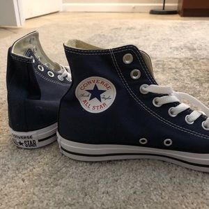 Women’s Converse size 8.5 - navy blue